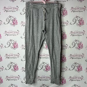Papinelle pants waffle knit thermal lounge pants Gray Textured Lounge Pants